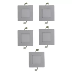 پنل 3 وات آرام الکتریک مدل توکار مربع مجموعه 5 عددی