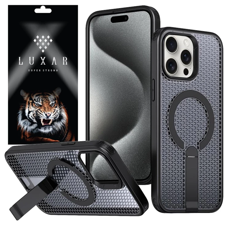 کاور لوکسار مدل 15promax _AirMag مناسب برای گوشی موبایل اپل iPhone 15 Pro Max