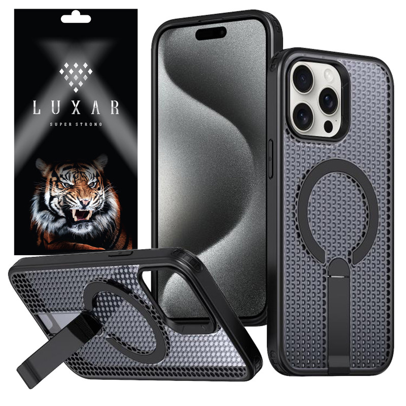  کاور لوکسار مدل 15pro _AirMag مناسب برای گوشی موبایل اپل iPhone 15 Pro