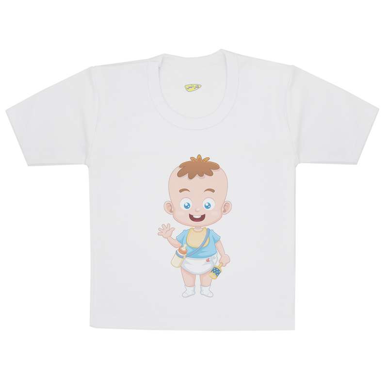 تی شرت آستین کوتاه نوزادی کارانس مدل TSB-3014