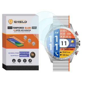 Ultimate Shield SH-UL Glass Screen Protector For Glorimi M2 Pack of 3