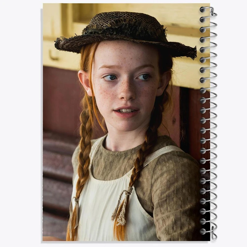 دفتر شطرنجی 50 برگ خندالو طرح آنه سریال آنشرلی کد 28972