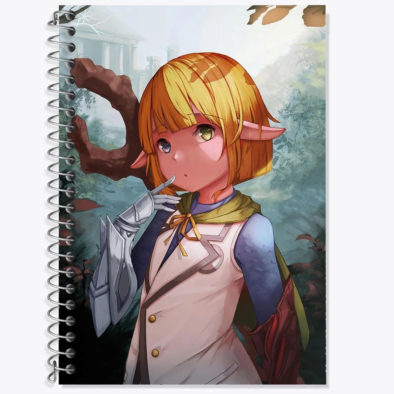 دفتر لغت 50 برگ خندالو مدل بلو انیمه اورلرد Overlord کد 18338