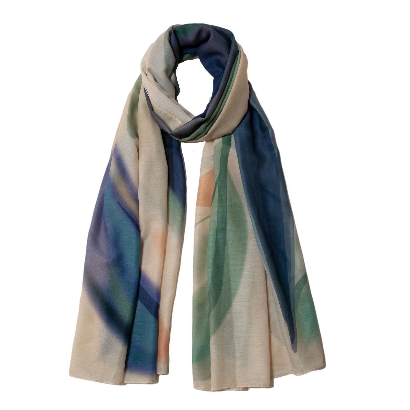 شال زنانه مدل نخ کلاسیک بهاری کد ANA-1280 -  - 2