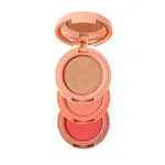 پالت رژ گونه و هایلایتر میس لارا مدل چرخشی شماره 02 مجموعه 3 عددی