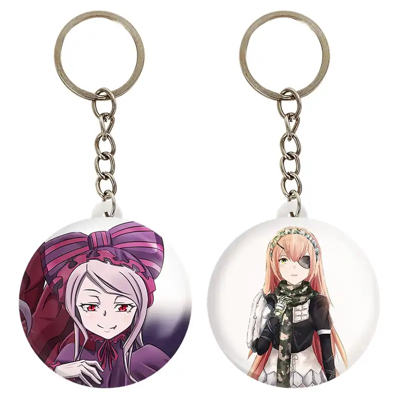 جاکلیدی خندالو مدل شالتر انیمه اورلرد کد 1832218326 مجموعه 2 عددی