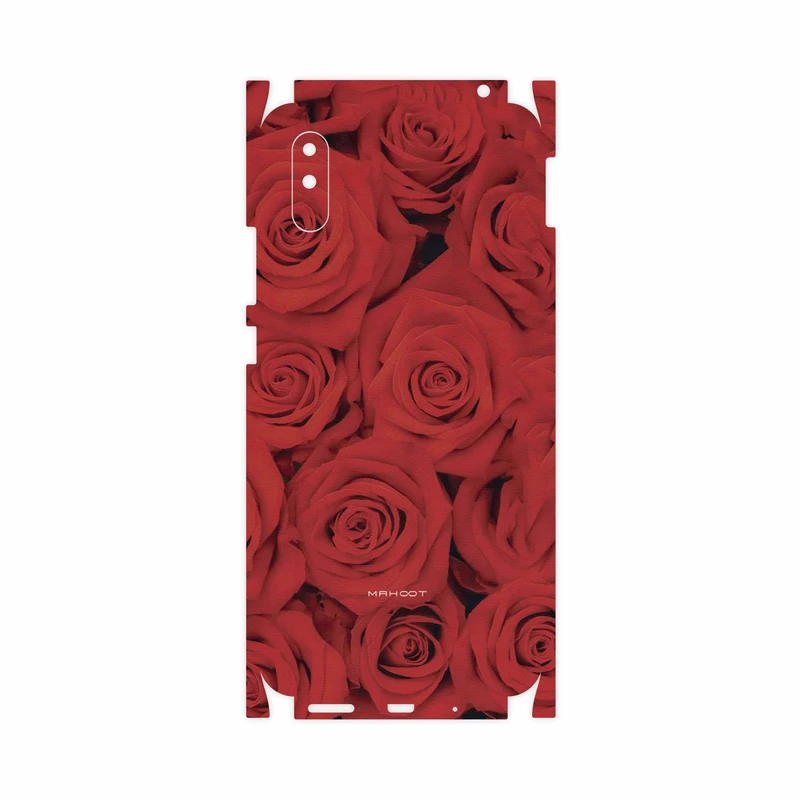 برچسب پوششی ماهوت مدل Red-Flower-FullSkin مناسب برای گوشی موبایل شیائومی Redmi 9i Sport