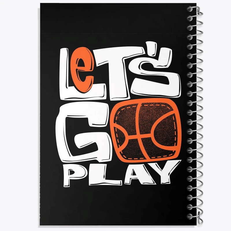 دفتر مشق 100 برگ خندالو طرح بسکتبال کد 4989