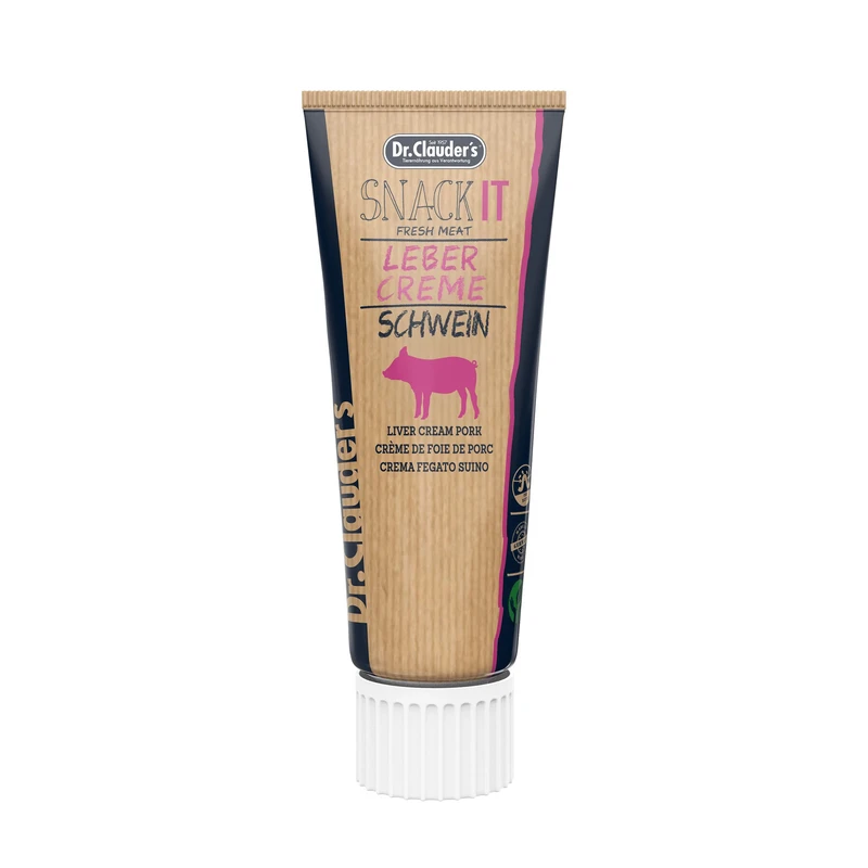 مکمل غذای گربه دکتر کلادرز مدل خمیری طعم گاو و جگر وزن 75 گرم