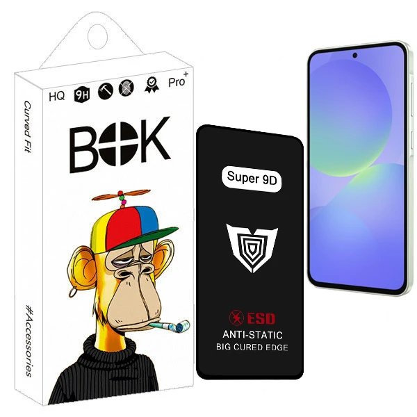 محافظ صفحه نمایش بوک مدل Super 9D Glavers مناسب برای گوشی موبایل سامسونگ Galaxy A35 / a55 