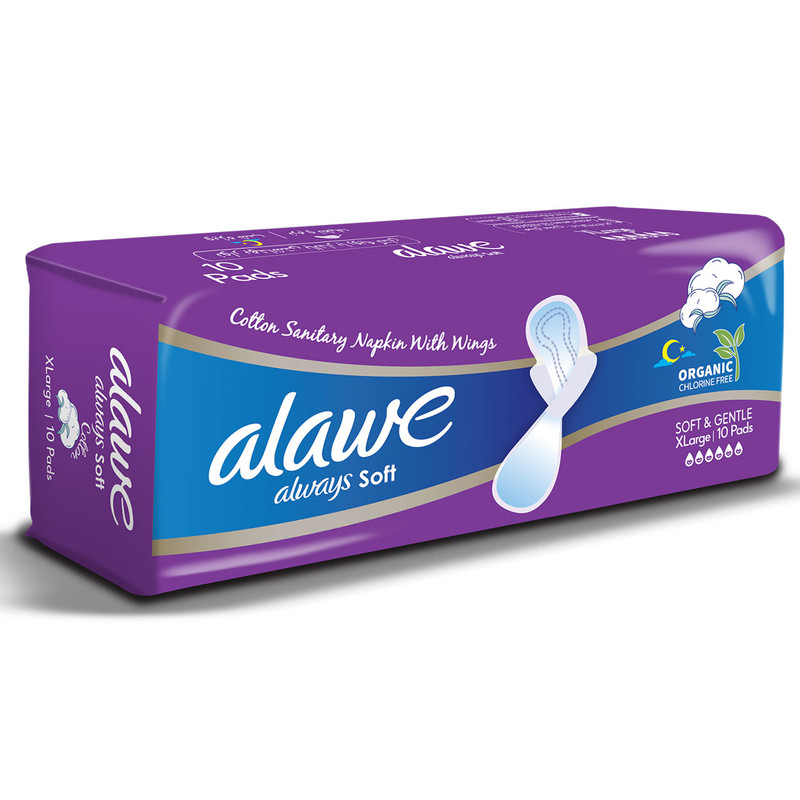 نوار بهداشتی آلاوه مدل Always soft مجموعه 36 عددی