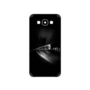 MAHOOT Black Portrait Cover Sticker for Samsung Galaxy E7