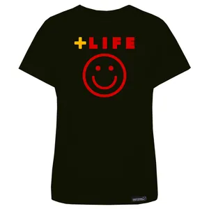 تی شرت آستین کوتاه زنانه 27 مدل Positive Life کد MH1486