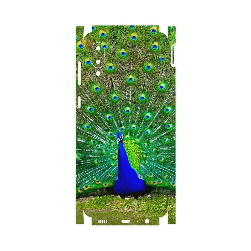 برچسب پوششی ماهوت مدل Peacock-FullSkin مناسب برای گوشی موبایل سامسونگ Galaxy M02