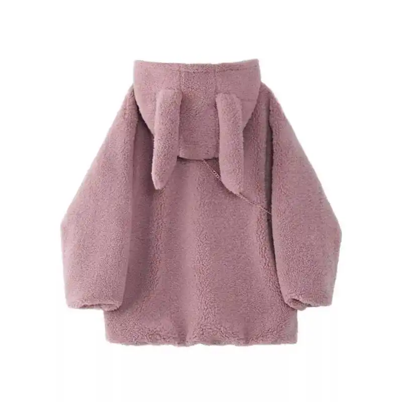 هودی زنانه مدل گوش دار به همراه کیف