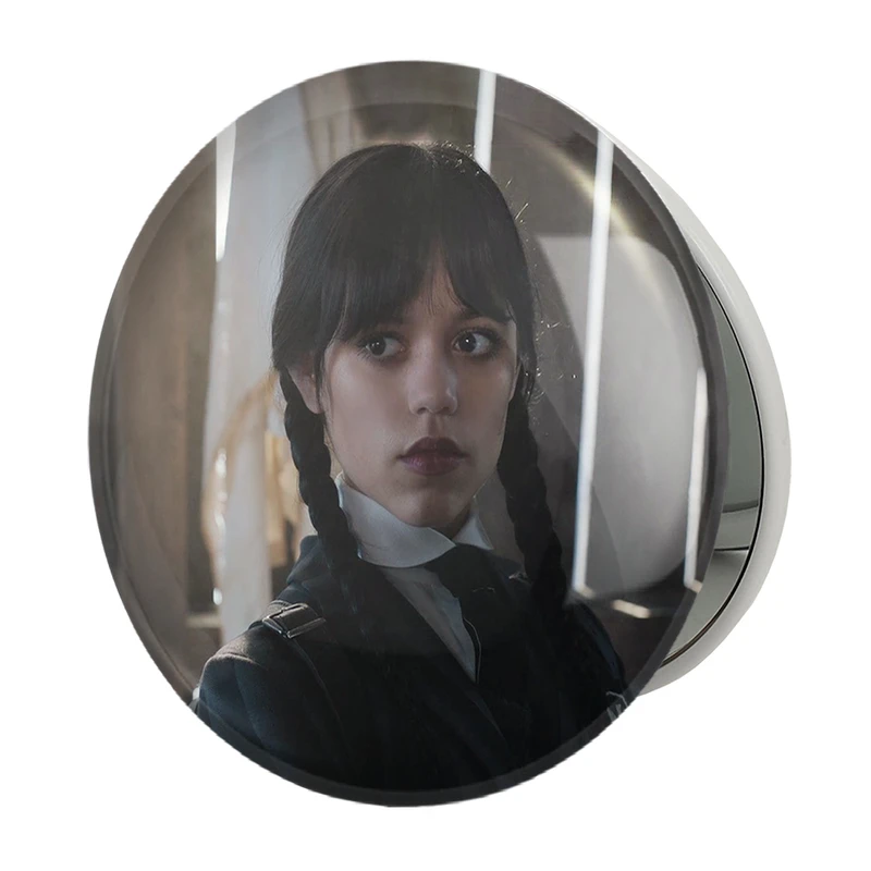 آینه جیبی خندالو طرح سریال ونزدی Wednesday مدل تاشو کد 25279 