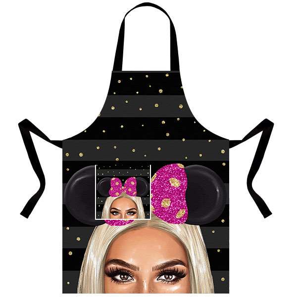 پیش بند آشپزخانه شمسه نگار مدل دختر امروزی کد 15