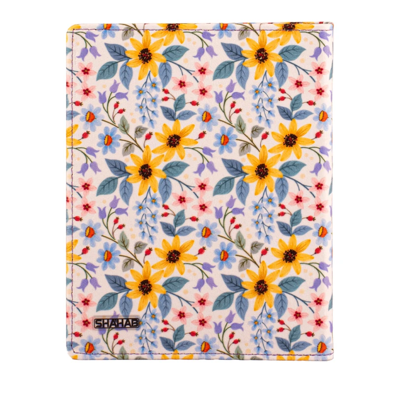 دفتر کلاسوری شهاب مدل گلدار 20 حلقه کد L2160