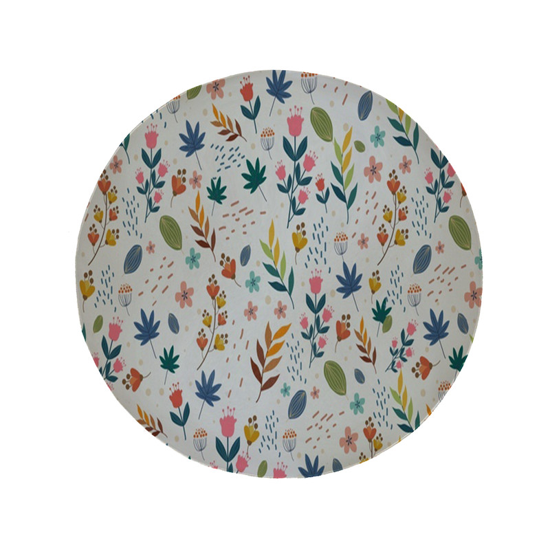 پادری مدل دایره طرح گل کد 8025 سایز 90 × 90 سانتی متر 