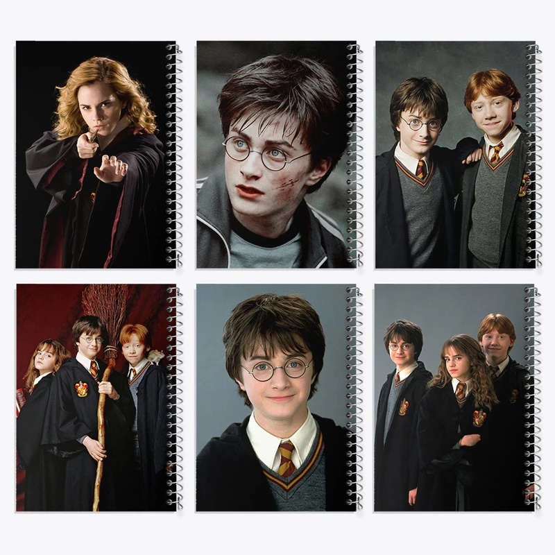 دفتر مشق 100 برگ خندالو طرح هری پاتر (Harry Potter) کد 276 مجموعه 6 عددی