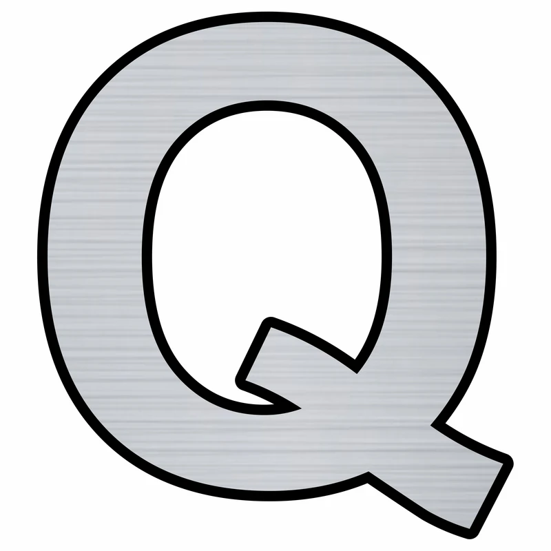 تابلو راهنما  مدل حروف Q