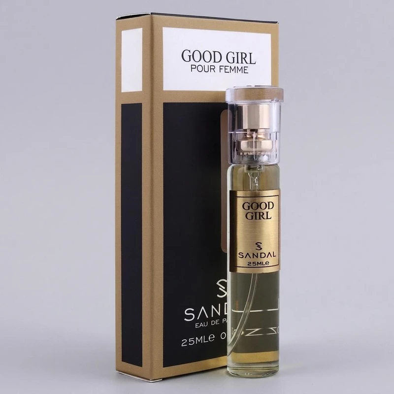 عطر جیبی زنانه صندل مدل گود گرل حجم 25 میلی لیتر