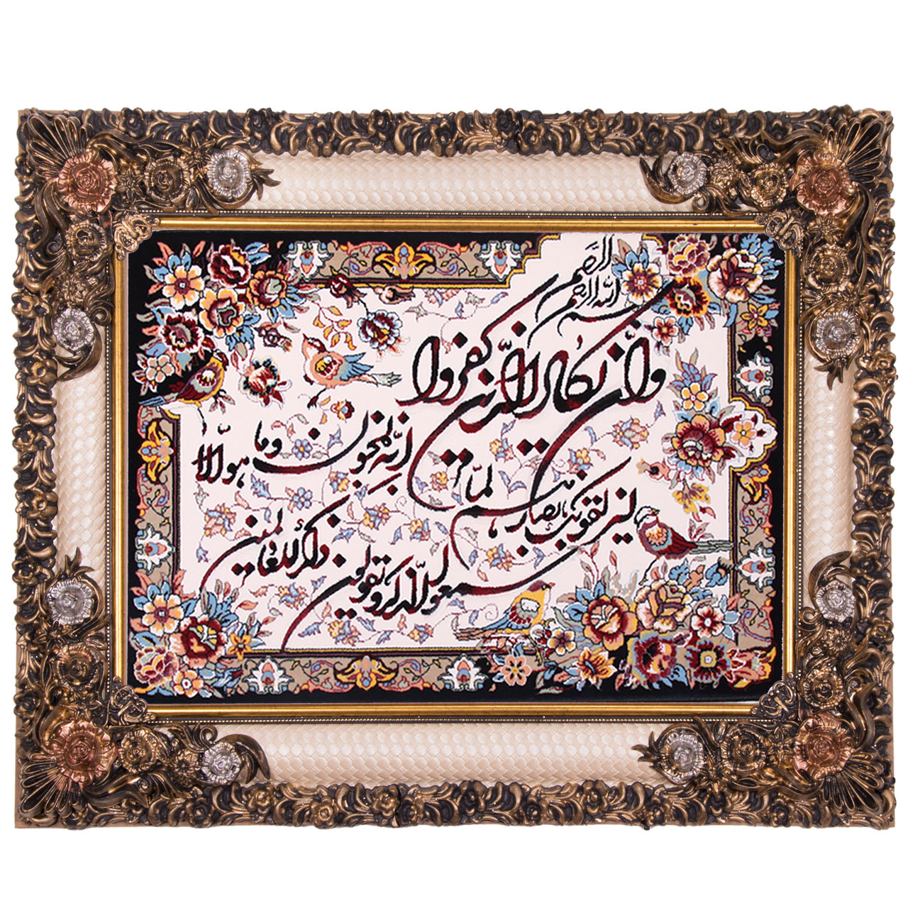 تابلوفرش ماشینی دنیای فرش فهیمیان طرح وان یکاد کد 286