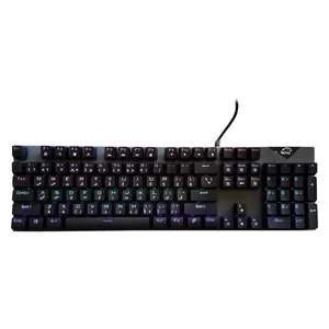 کیبورد گیمینگ تسکو مدل GK 8130، سوییچ مکانیکال آبی، Full-Size، نورپردازی RGB