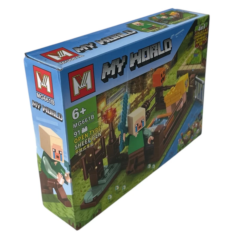 ساختنی ۹۱ تکه ام مدل ماینکرافت