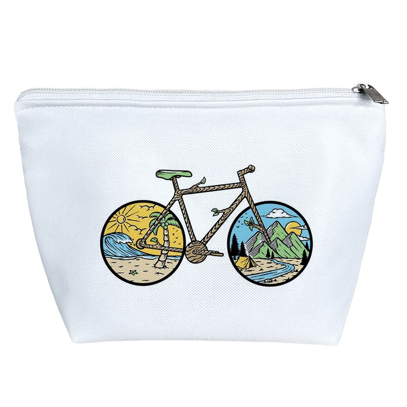 کیف لوازم آرایش دخترانه خندالو مدل دوچرخه کد 5338