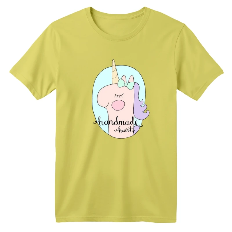 تی شرت آستین کوتاه بچگانه مدل اسب تکشاخ