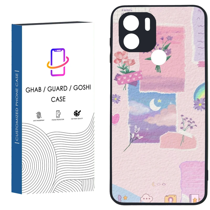 کاور قاب گارد گوشی طرح دخترانه کد 100 - TPU مناسب برای گوشی موبایل شیائومی Redmi A1 Plus