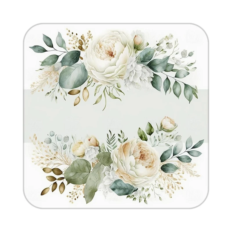 زیر لیوانی کاکتی طرح گل مدل mp19594