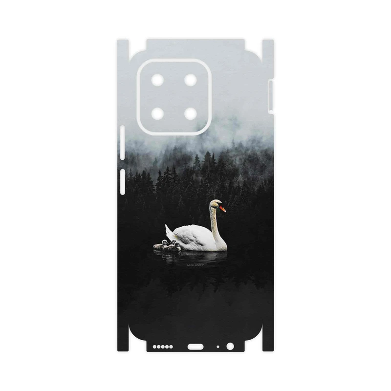 برچسب پوششی ماهوت مدل Swan_Lake-FullSkin مناسب برای گوشی موبایل آنر X6b