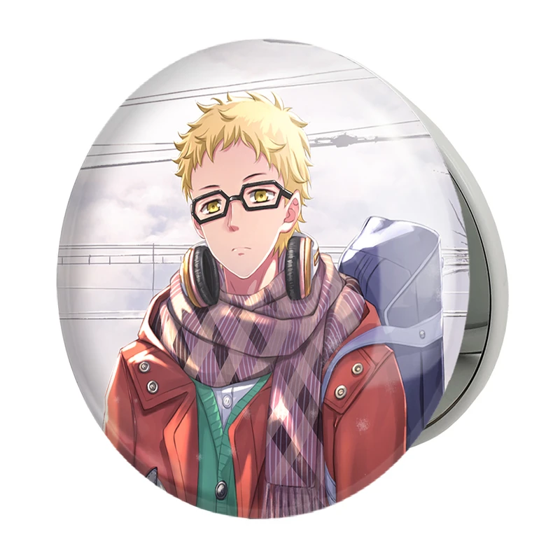 آینه جیبی خندالو طرح سوکیشیما کئی انیمه آبشار سرنوشت هایکیو کاگیاما مدل تاشو کد 11179 