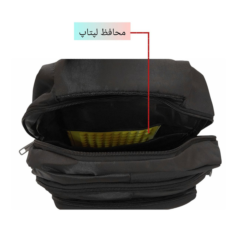 کوله پشتی لپ تاپ مدل KL-5 مناسب برای لپ تاپ تا 15.6 اینچی