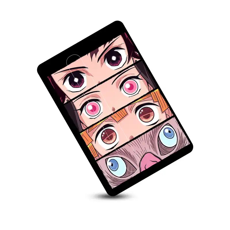 استیکر کارت پیکسل میکسل مدل انیمه شیطان کش چشم ها