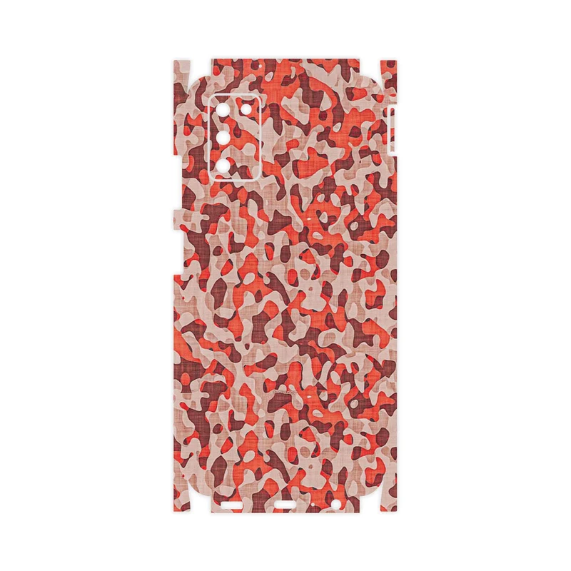 برچسب پوششی ماهوت مدل Red Infantry Army-FullSkin مناسب برای گوشی موبایل سامسونگ Galaxy A03S