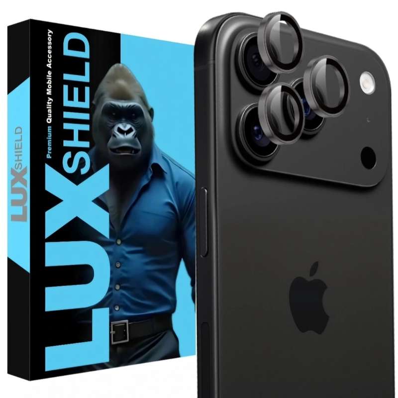 محافظ لنز دوربین فلزی لوکس شیلد مدل رینگی مناسب برای گوشی موبایل اپل IPhone 17 Pro / 17 Pro Max محافظ لنز دوربین فلزی لوکس شیلد مدل رینگی مناسب برای گوشی موبایل اپل IPhone 17 Pro / 17 Pro Max