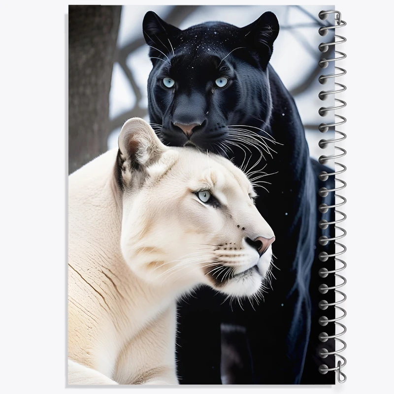 دفتر شطرنجی 50 برگ خندالو طرح جگوار کد F5884