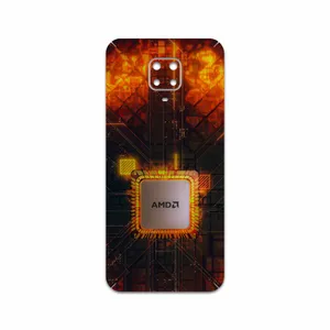MAHOOT AMD Brand Cover Sticker for Xiaomi Redmi Note 9 Pro