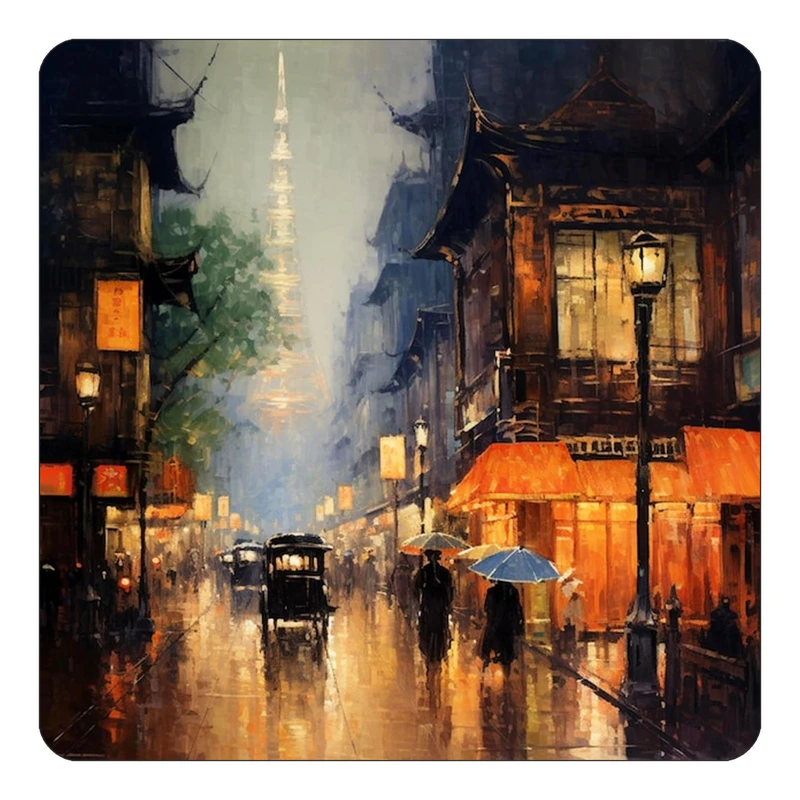 مگنت کاکتی طرح نقاشی رنگ روغن مدل mp73355