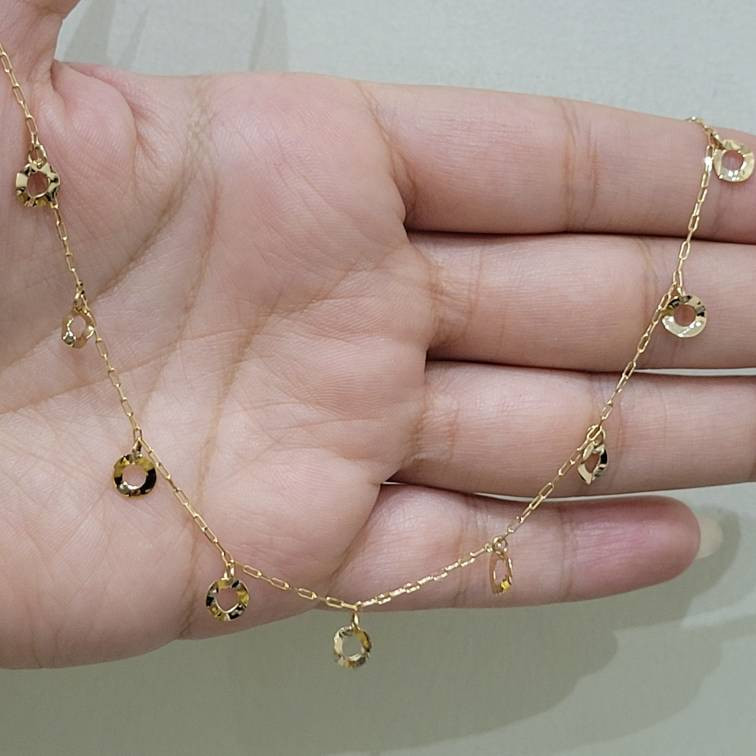 گردنبند طلا 18 عیار زنانه با زنجیر طرح هرمس مان گالری مدل هامر کد NE01-0012200