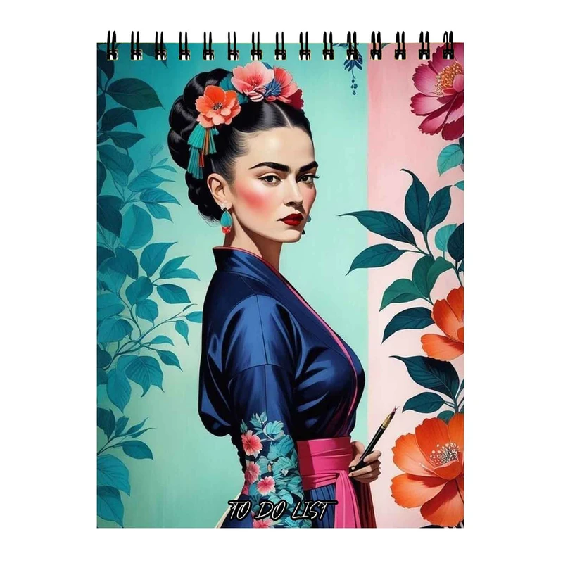 دفتر برنامه ریزی 50 برگ طرح فریدا کد 2882