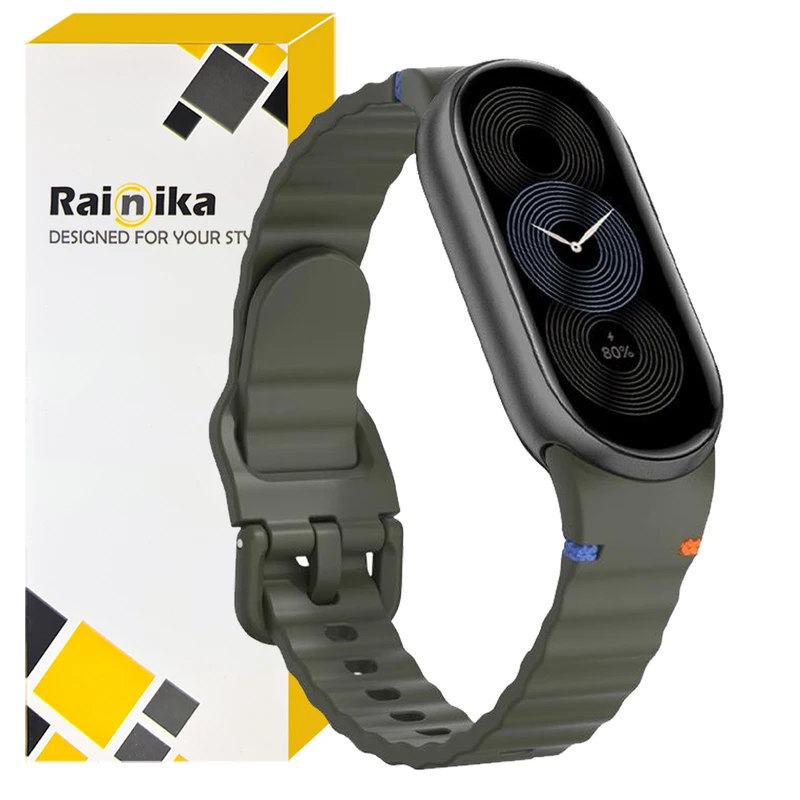 بند رینیکا مدل Sport 8910 مناسب برای ساعت هوشمند شیائومی Mi Band 10 / Mi Band 9 / Mi Band 8