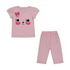 ست تی شرت و شلوار دخترانه سون پون مدل 1391731-84