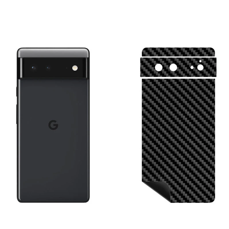 برچسب پوششی بستور مدل BT-Fiber طرح فیبر کربن مناسب برای گوشی موبایل گوگل Pixel 6