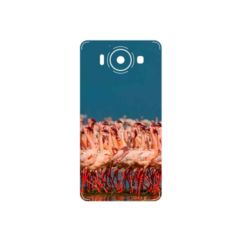 برچسب پوششی ماهوت مدل Flamingo مناسب برای گوشی موبایل مایکروسافت Lumia 950