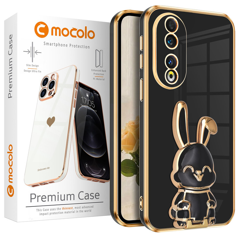 کاور موکولو مدل Lapin مناسب برای گوشی موبایل آنر Honor 90 به همراه پایه نگهدارنده