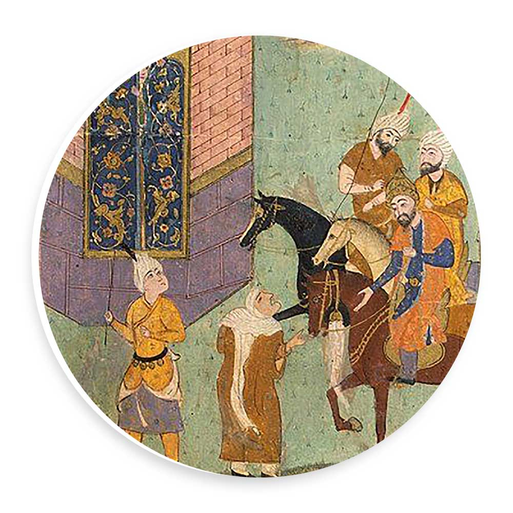 دیوارکوب طرح مینیاتور ایرانی مدل wtb146